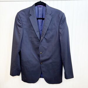 Ted Baker London Endurance Navy Blue Pinstripe Jones CT Blazer Suit Jacket 40L
